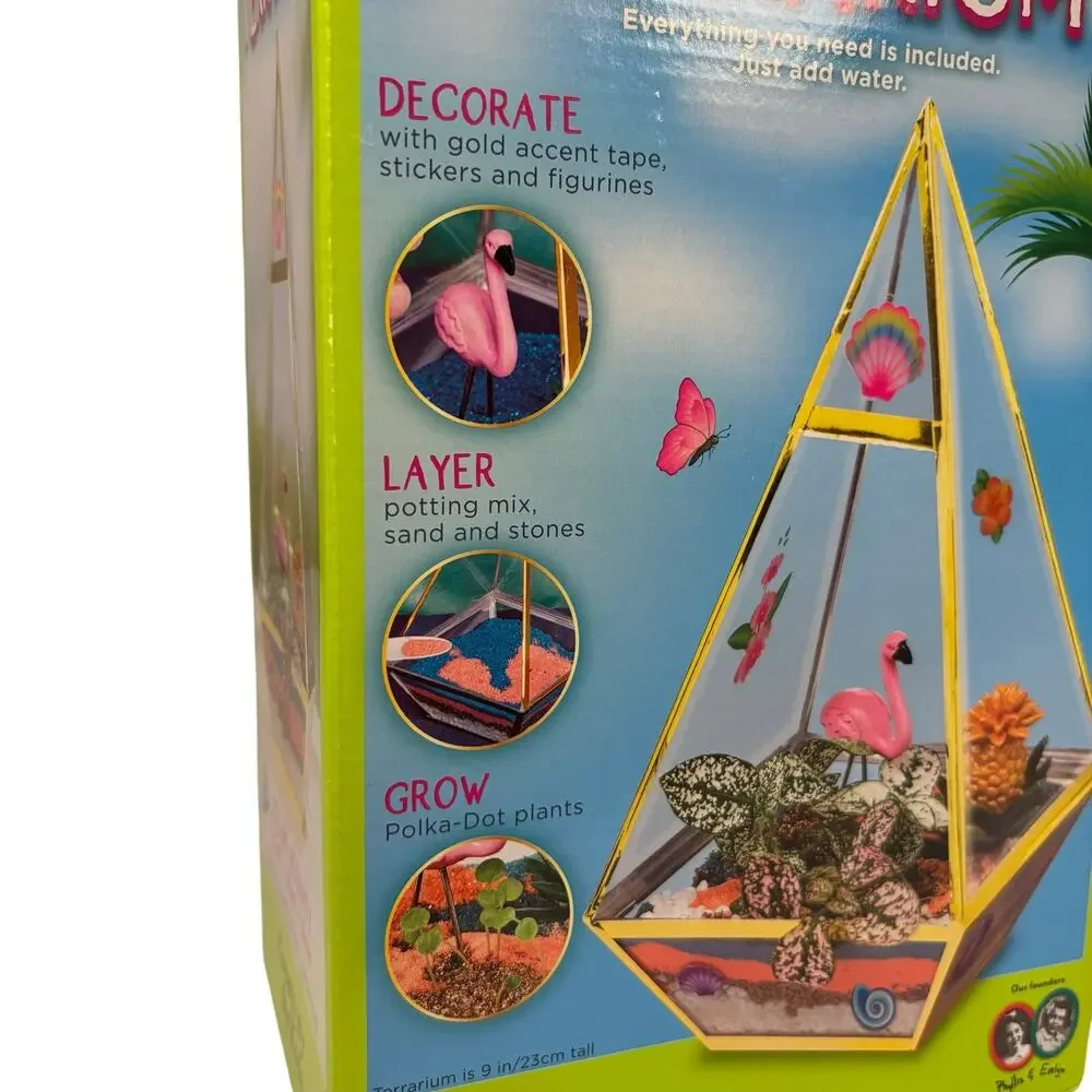 Creativity for Kids Faber-Castell Tropical Terrarium Kit Science Gardening NEW